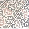 2 x Stencil for Tiled Surface - Bathroom Kitchen 4" (100mm) Tangier