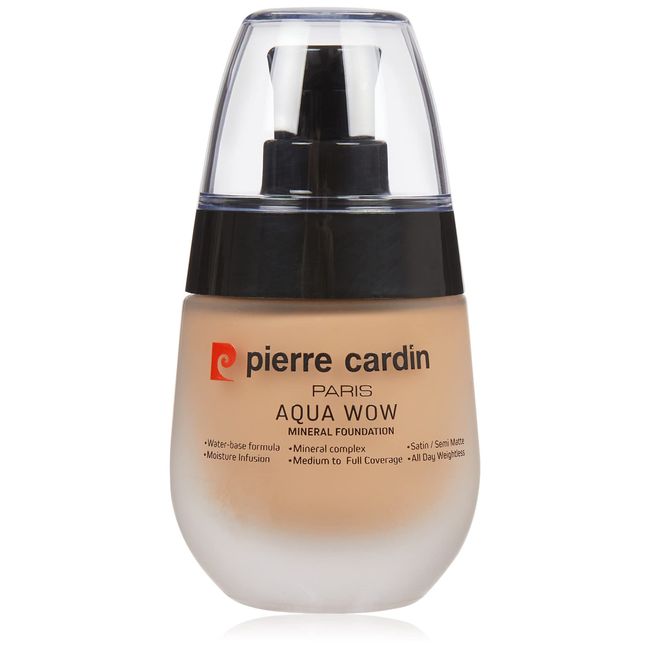 Pierre Cardin Aqua Wow Mineralli Su Bazlı Fondöten Medium Skin with Very Warm (30 ml)