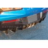 HYDRO-DIPPED CARBON FIBER Rear Bumper Diffuser Fin Pair For 14-19 Corvette C7