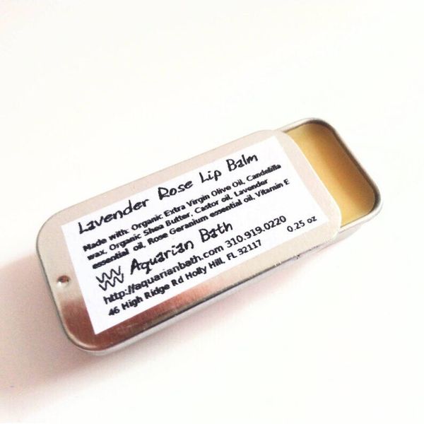 Lavender Rose Geranium Lip Balm, 0.25 oz