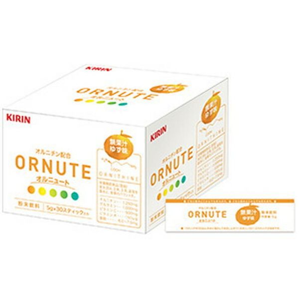 Kirin Holdings Kirin Ornewt Yuzu Flavor 30 bottles Ornithine, Glutamine, and Zinc Powdered Soft Drink