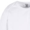 Gerber Unisex Baby Long Sleeve Solid Onesies Multi-Pack Interlock 180 GSM, White