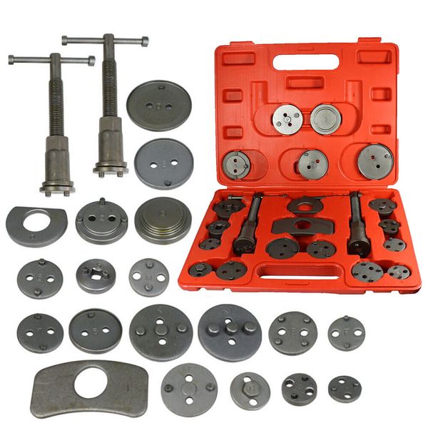 21 PCS Universal New Brake Caliper Piston Disc Rewind Back Tool Set Pads Pro