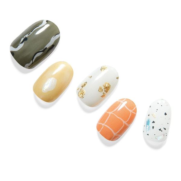 Dashing Diva SMA003J Nail Seal, Gel Nail Seal, Color Gel, False Nail Seal, Hand Gloss, Mood Objet, Orange Type, Orange