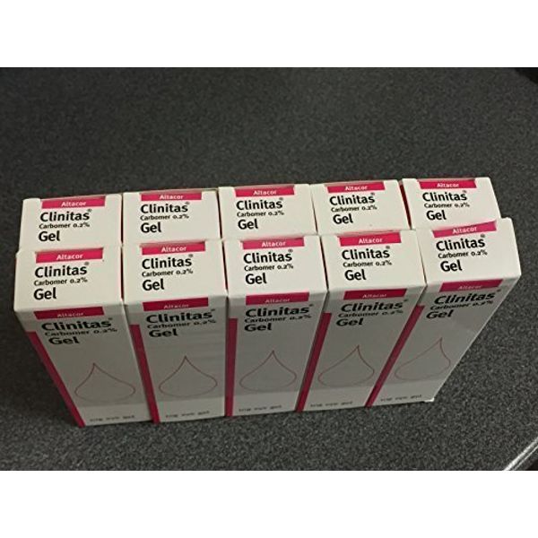 QTY X 10 Clinitas carbomer gel 0.2% 10g - OFFER by Clinitas