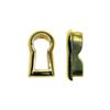 Van Dyke's Restorers Keyhole Covers, Restorers Classic Solid Brass Keyhole Insert, Lacquered Polished Brass