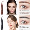 3PCS Light Brown Eyebrow Pen - Waterproof Microblading Eyebrow Pen,Long Lasting,Easily Create Natural Eyebrow Makeup