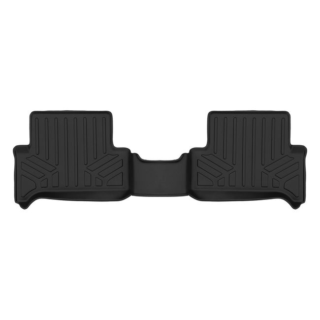 MAXLINER Floor Mats 2nd Row Liner Black for 2015-2021 Chevy Colorado/GMC Canyon Extended Cab