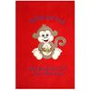 Monkey Mike Personalised Applique Super Soft Fleece Blanket – 6 Blankets Available