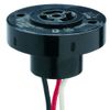 Intermatic K121-30 Pole Bracket Adapter, Receptacle Only with 30-Inch Leads, Color