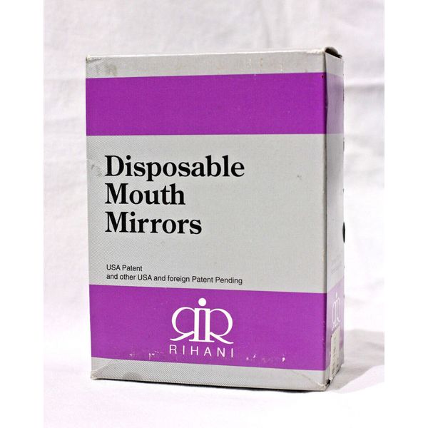 **NEW** Rihani Dental Disposable Mouth Mirrors **BOX of 72** P/N: 0500