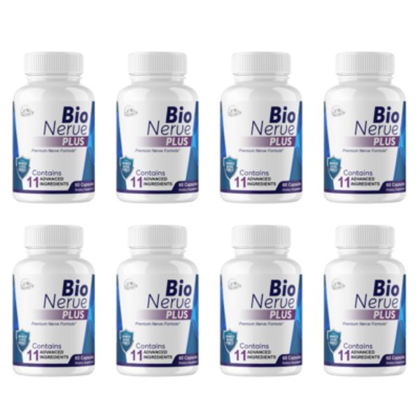 Bio Nerve Plus Premium Nerve Formula - 8 Bottles - 480 Capsules