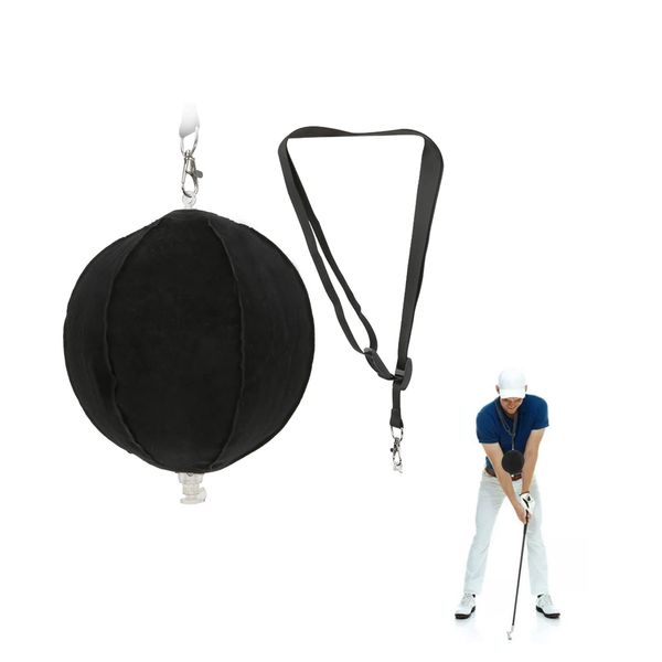 SOONHUA Golf Swing Trainer,Golf Swing Motion Trainer,Golf Training Aid Golf Posture Correction Trainer Smart Inflatable Ball for Beginner Golfer