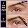 Maybelline Express Brow Ultra Slim Eyebrow Makeup, Brow Pencil with Precision Tip and Spoolie for Defined Eyebrows, Ash Brown, 1 Count