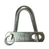 Garage Door Spring Containment W-Hook L Plates And Keeper Rings 2-Pack Accessory