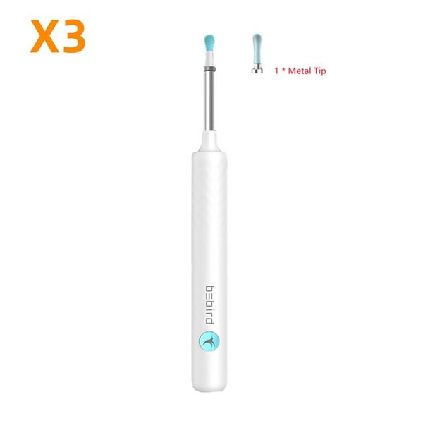 Bebird Xiaomi Bebird Endoscope Earpick Ear Scanner Ear Endoscope Ear Wax Waxer Bebird Smart Visual Ear Cleaner Stick Otoscope 300W Wax Removal Tool Mini Camera Health Care X3 R3 R1, 5.replace tip