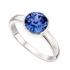 Sapphire Crystal September birthstone ring