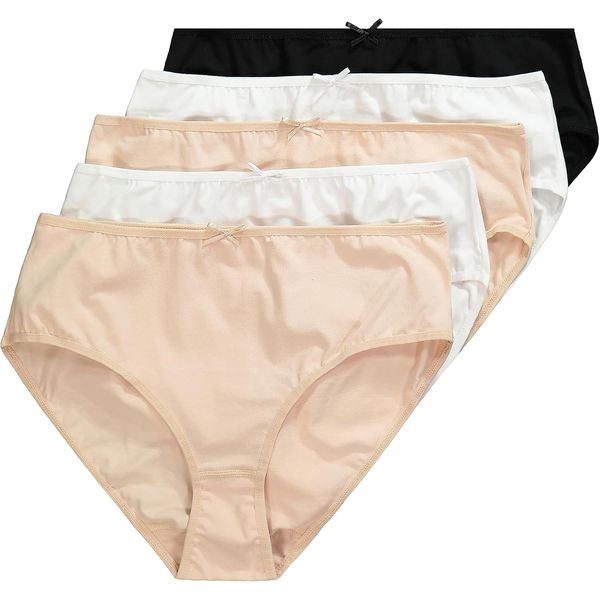 Ulla Popken Women's Full Brief (Pack of 5)