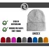 tshirtladen Dachdecker Evolution Wintermütze lustige Beanie mit Stick OneSize, Farbe: Black