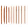 Bamboo Knitting Needles Set, Double Pointed Carbonized Knitting Needles for Handmade Creative DIY (75pcs)