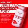 Hallosmine Diosmin Circulation Support - Varicose Veins & Heavy Legs - 60 Caps