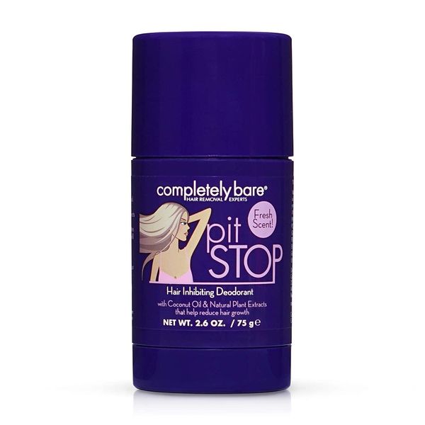 Completely Bare Pit Stop Hair Inhibiting Deodorant- Sensitive Skin Odor...