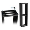 Agatige ABS Game Disc Storage Tower Double Layer Shelf Stand Organizer for PS4, Compact, Black