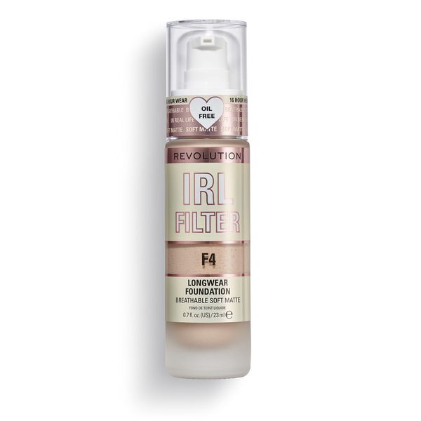 Makeup Revolution, IRL Filter, Longwear, Foundation, F4, 23ml