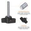 sourcing map 10pcs Tee Wing Knobs Thumb Screws M5 x 30mm Standard Male Thread Plastic T/Z Knobs Adjustable Handles Hand Clamping Thumbscrew, Black