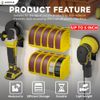 125 mm Professional Sanding Discs Storage Bins - 8 Box Set for Efficient Organization, Offset Snap-On Connection, Grit Classification, Space-Saving Design and Versatile Application - Yellow