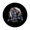 Werwolf Halloween Gym Workout Beast Design PopSockets Klebender PopGrip