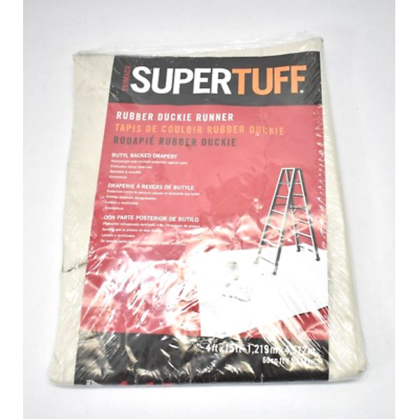 Trimaco SuperTuff Rubber Duckie Heavyweight Butyl Drop Cloth 4' x 15' 80208