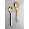 KitchenAid Birchwood Salad Servers, Fork and Spoon