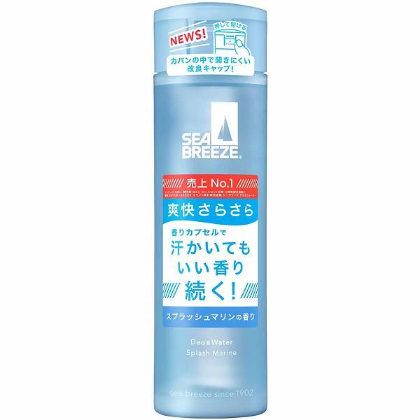 Sea Breeze Deo &amp; Water D Splash Marine Scent 160mL Smooth Skin Smooth Antiperspirant Deodorant Women&#39;s Medicinal Antiperspirant Splash Marine Clean Heat Protection Water Summer Care Odor Cleanliness Armpit Odor Men&#39;s Odor Care Powder