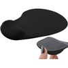 Abigael Mouse Mat with Gel Wrist Rest Accessotech black