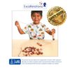 Excellerations Wooden Natural Lacing Beads - 80 Pieces