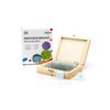 SWIFT PS25 25pcs Microscope Slides with Wooden Box Slide Set Learning Experiment Set Basic Biology Educational Slides Animals Plants Insects Tissue Sample