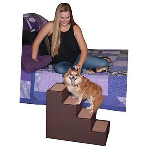 Pet Step IV Pet Stairs for Small Dogs and Cats up to 50 4 Step NEW Chocolate