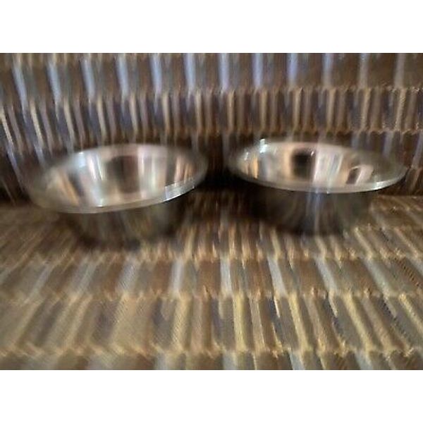 stainless steel pet bowls 2pcs