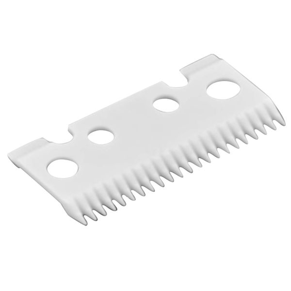 Professional Replacement Ceramic Moving Blades Fit for Andis Master, Ceramic Moving Cutter Blade, Compatible with Andis Master Li Cordless/Fade Master Hair Trimmer Models(Off White, 1 Piece)