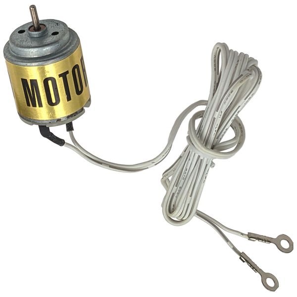 DC Motor for Solar Panel with 3 Foot Clip-on Wire Leads, 1V / 400mA Output, 2...