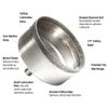 Century Drill & Tool 05587 Diamond Hole Saw, 2-1/2"