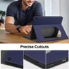 PC Tech Google Pixel Tablet TPU Case Bluetooth Keyboard with US Layout Roman Input Support (English Keyboard/Black, Navy Blue)