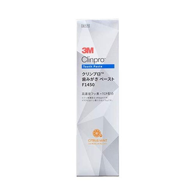 3M Clinpro Toothpaste Paste, F1450, Citrus Mint Flavor, 3.2 oz (90 g)