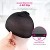 Teenitor 20 Pieces Wigs Cap, Black Stocking Caps, Stretchy Nylon Caps for Wig, Wig Stocking Caps for Women