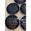 Paint Issue Back 1 Year AA Medallion Reflex Blue Gold Plated Chip