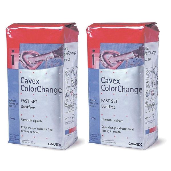 Cavex ColrorChage Alginate Pack of 2
