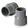 hifrom PVC Plastic Reducer, Downpipe Connection Sleeve, Size 50*40mm, Grey (2 Pcs)