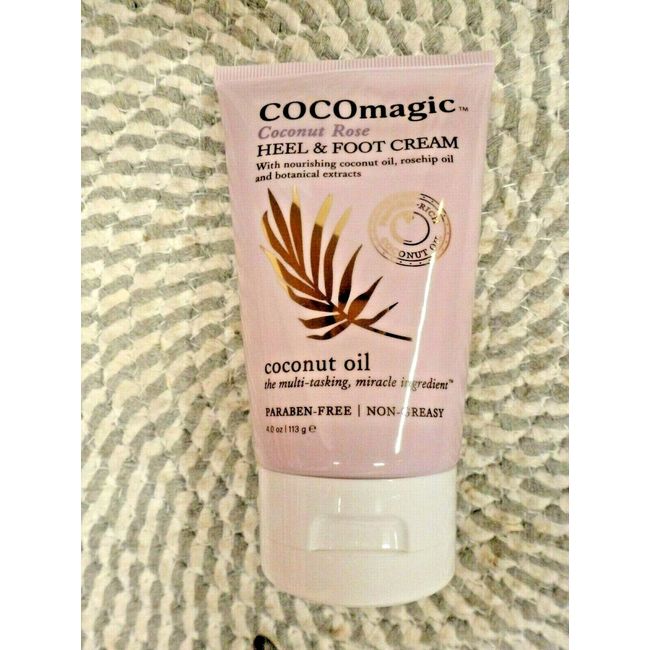 COCOMAGIC~~COCONUT ROSE ~HEEL & FOOT CREAM 4 OZ  R4-E71