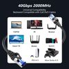 CableGeeker Patch Cables Cat8 5ft 24 Pack Slim, Cat8 Ethernet Patch Cable 40G 2000MHz Support, Snagless RJ45 Cat 8 Patch Cable for Patch Panel to Switch, Flexiable Network Cable - 5 Feet Black